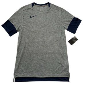 NIKE *NWT* Men's Short Sleeve Multi-Color Players Top Gray/Blue, Size Medium